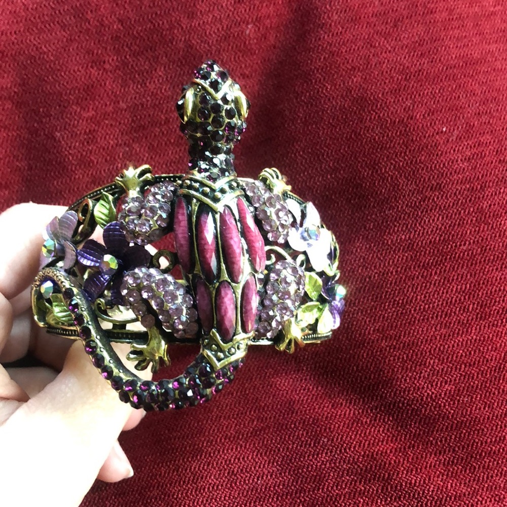 Ornate Lizard Cuff Bracelet